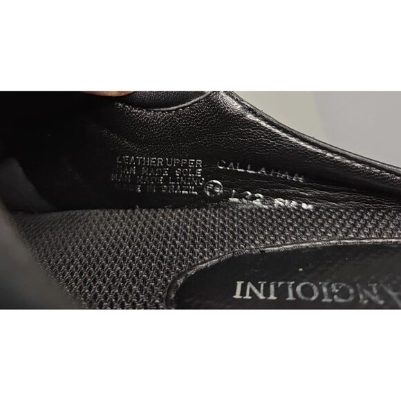 Enzo Angelini blk Leather Mules, white stitch Callahan Comfy Great Condition 6.5 - Picture 7 of 8